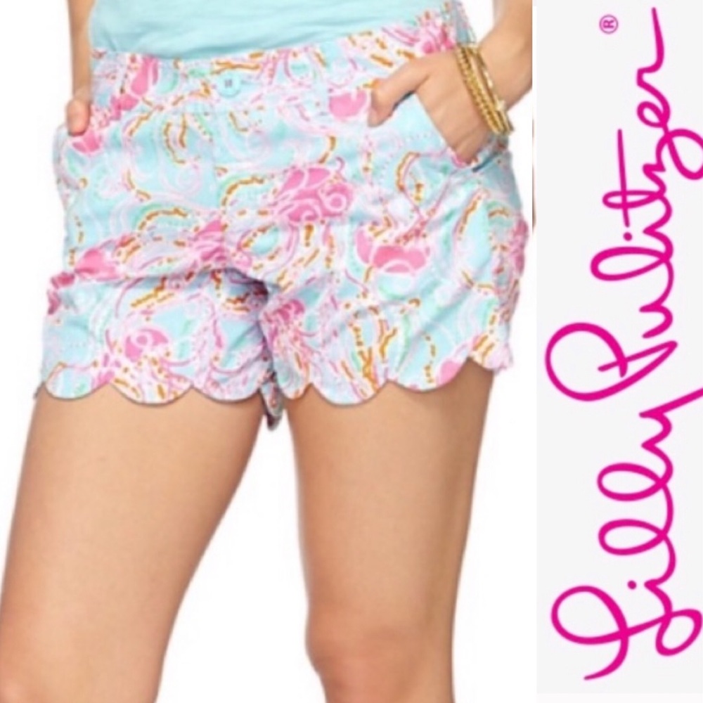Lilly Pulitzer Jellies Be Jammin Buttercup Shorts